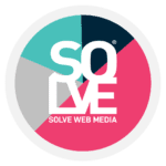 Solve Logo over white with tag 2020
